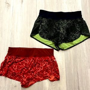 two pairs of zella shorts
